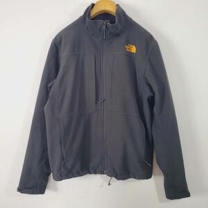 Mens The North Face Apex Bionic Soft Shell Jacket Grey Yellow Sz M AMVY